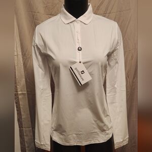 Women's White FootJoy Sun Shirt